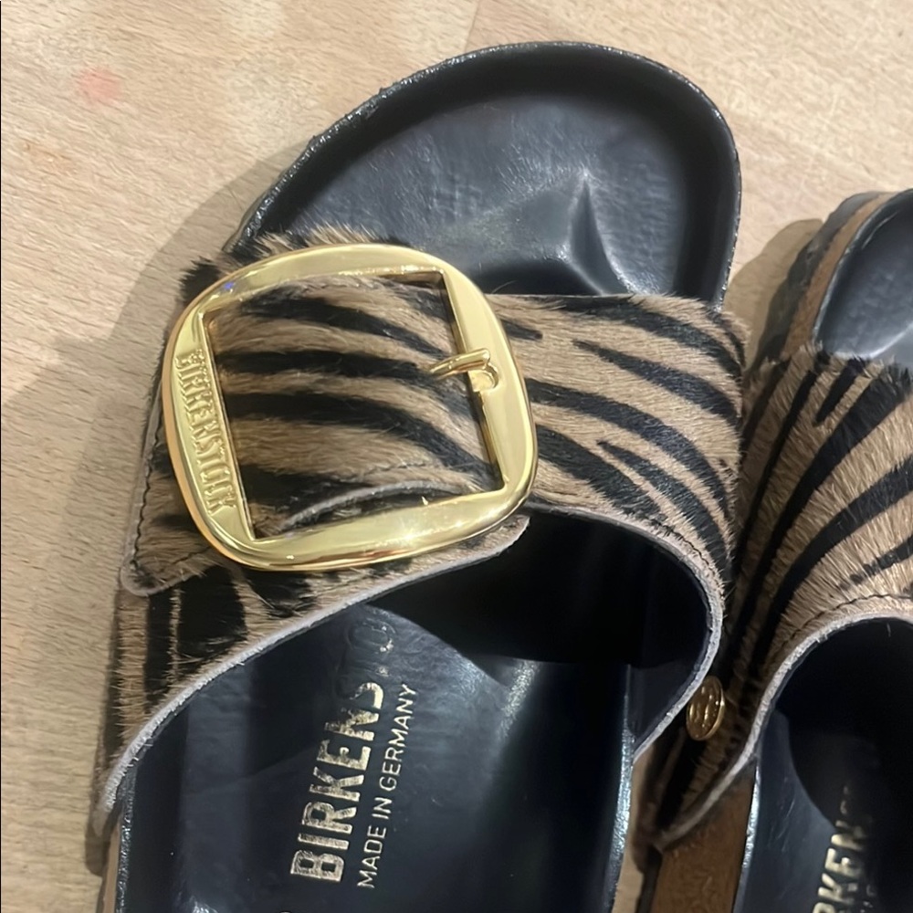 Birkenstock Madrid Big Buckle Zebra Ponyhair - DISCONTINUED